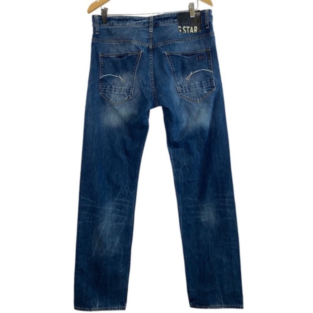 GStar Morris Low Straight Raw Denim Jeans Size 33X34 - Picture 5 of 11